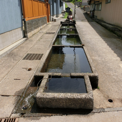 生活に密着した湧水